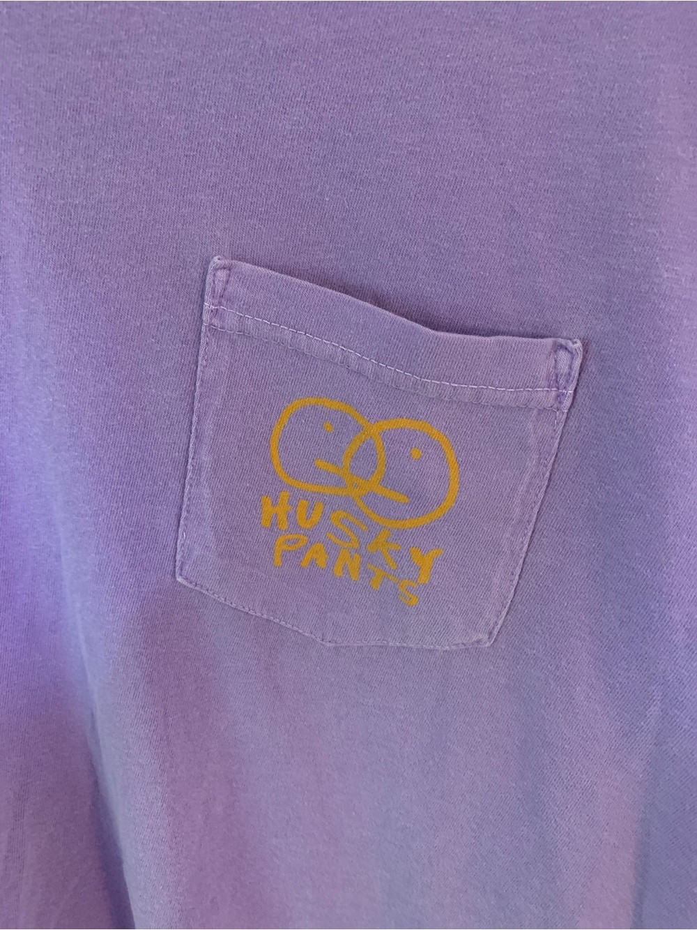 Husky Pants Records (Ryley Walker) Comfort Colors Pocket Tee - Size L - Picture 3 of 5